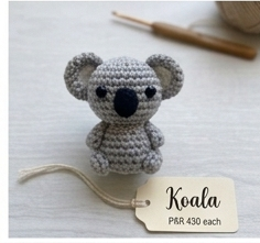 Handmade crochet koala
